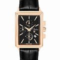 L'Duchen L'Duchen Adventure Chrono D 612.41.31  D 612.41.31 кварцевые мужские часы черный циферблат, браслет кожаный — вид спереди